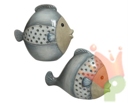 PESCE IN TERRACOTTA H.9,5X13,5X6,5 CM ASS.