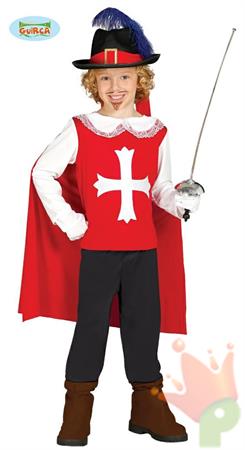 COSTUME MOSCHETTIERE BAMBINO 5-6 ANNI