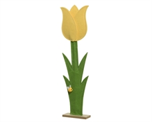 FIORE GIALLO IN FELTRO H.50X12 CM