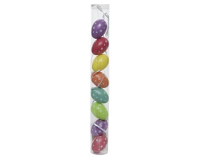 UOVA IN PLASTICA MULTICOLOR POIS 8 PZ 5 CM