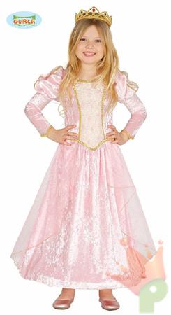 COSTUME PRINCIPESSA VELLUTO BAMBINA 3-4 ANNI