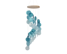 DECORAZIONE DA APPENDERE BLU H.56X14,5 CM