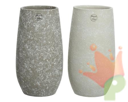 VASO IN TERRACOTTA ROTONDO ASS. H.35X19 CM