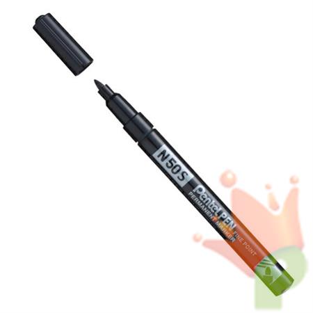 PENNARELLO INDELEBILE PENTEL PEN N50S PUNTA FINA NERO