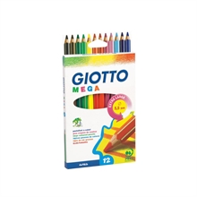 MATITE A COLORI FILA GIOTTO MEGA TRIASTUCCIO 12PZ