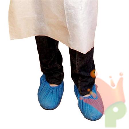 COPRISCARPE CON ELASTICO 34X14CM BLU 100PZ