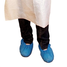 COPRISCARPE CON ELASTICO 34X14CM BLU 100PZ