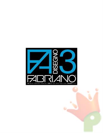 ALBUM FABRIANO NERO 24 X 33 125 GR.