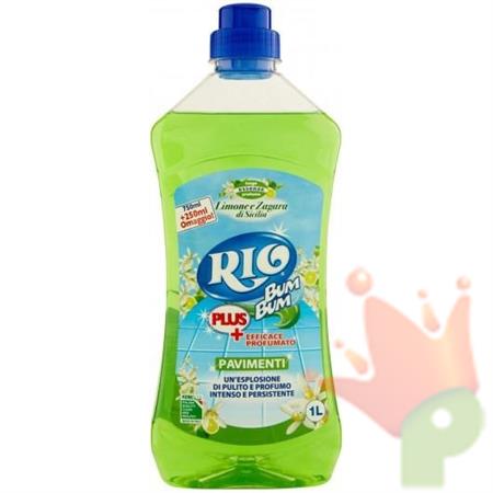 RIO AZZURRO BUM BUM PLUS PAVIMENTI 1 LT LIMONE E ZENZERO