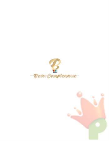 FESTONE SCRITTA MAXI BUON COMPLEANNO GOLD ITALIC 600X25 CM