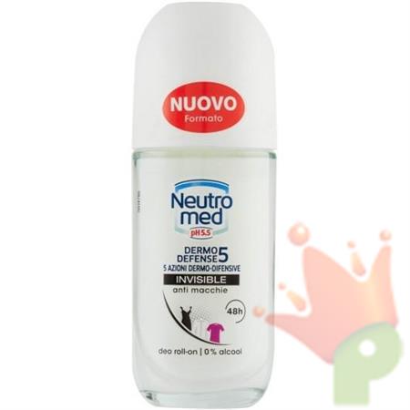 DEODORANTE NEUTROMED ROLL ON 50 ML INVISIBLE