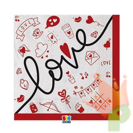 TOVAGLIOLI LOVE 16 PZ 33X33 CM