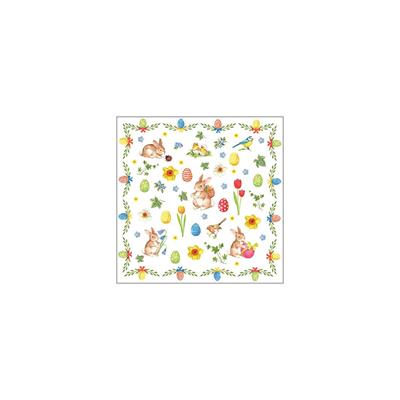 TOVAGLIOLI EASTER COLLAGE 33X33 CM 20 PZ