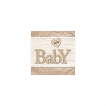 TOVAGLIOLI BABY LOVE NATURE 33X33 CM 20 PZ