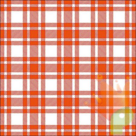 TOVAGLIOLI MOTIVO QUADRI ARANCIONE 33X33 CM 20 PZ