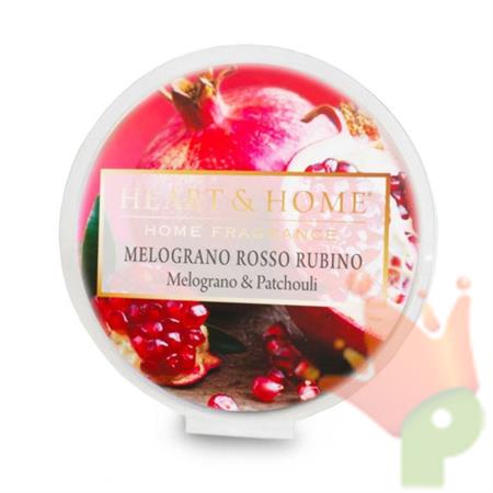 CIALDA IN CERA DI SOIA 26 G  MELOGRANO ROSSO RUBINO