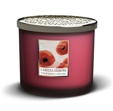 CANDELA HEART & HOME 230 G  2 STOPPINI CAREZZA D'AMORE