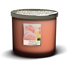 CANDELA HEART & HOME 220 G 2 STOPPINI PEACH PASSION