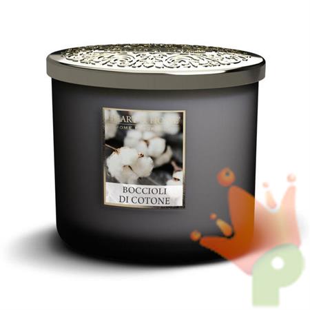 CANDELA HEART & HOME 220 G 2 STOPPINI BOCCIOLI DI COTONE