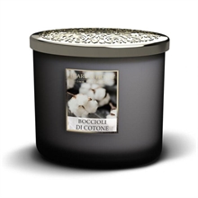 CANDELA HEART & HOME 220 G 2 STOPPINI BOCCIOLI DI COTONE