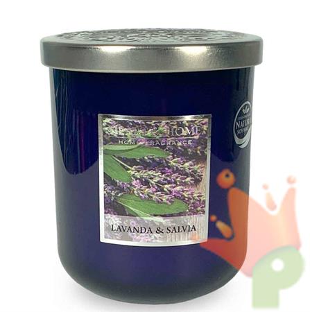 CANDELA HEART & HOME 115 G LAVANDA E SALVIA