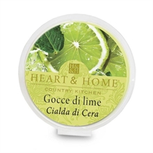 CIALDA IN CERA DI SOIA HEART & HOME 26 G GOCCE DI LIME