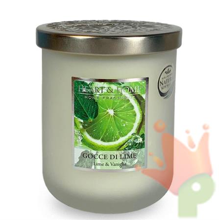 CANDELA HEART & HOME 115 G GOCCE DI LIME