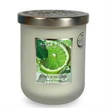 CANDELA HEART & HOME 115 G GOCCE DI LIME