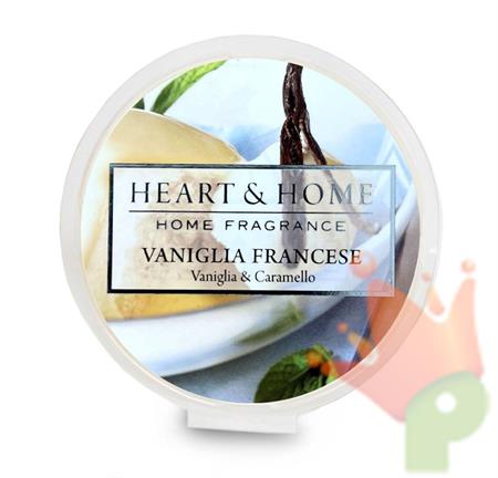 CIALDA IN CERA DI SOIA HEART & HOME 26 G VANIGLIA FRANCESE