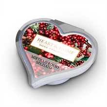 CIALDA IN CERA  DI SOIA HEART & HOME 26G MIRTILLO ROSSO SPEZIATO