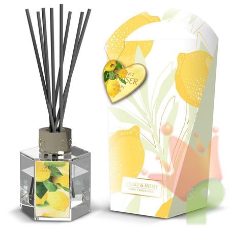 DIFFUSORE HEART & HOME  PROFUMO DI LIMONI 70 ML