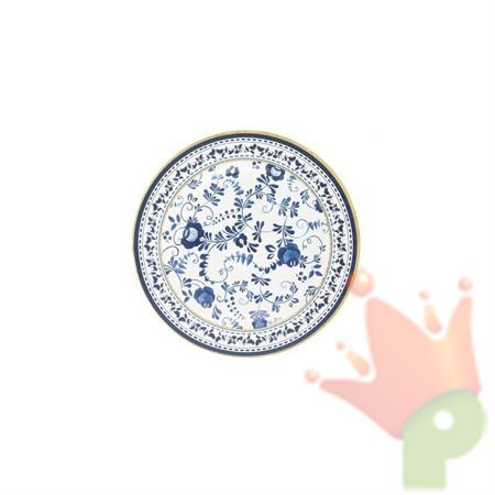 PIATTI BLUE GRACE 27 CM 8 PZ