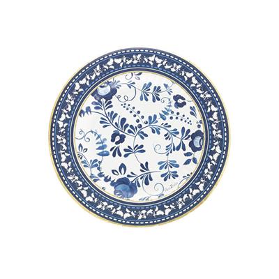 PIATTI BLUE GRACE 21 CM 8 PZ