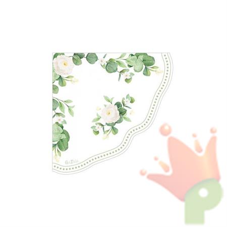 TOVAGLIOLI ROMANTIC GREEN 33X33 CM 16 PZ