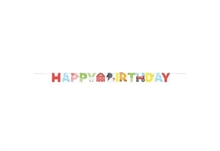 FESTONE HAPPY BIRTHDAY ANIMALI FATTORIA 15,2 CM X 2,53 MT