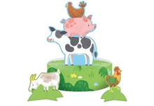 CENTROTAVOLA IN CARTA ANIMALI FATTORIA 3 PZ