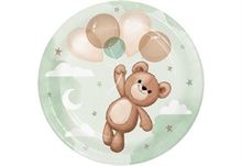PIATTI CARTA BABY ORSETTO 18 CM 8 PZ