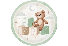 PIATTI IN CARTA BABY ORSETTO 23 CM 8 PZ