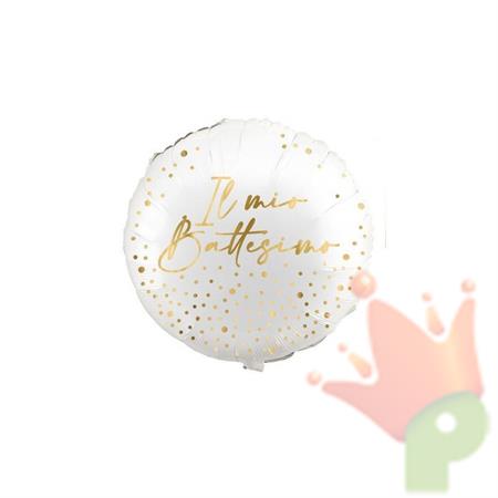 PALLONCINO MYLAR IL MIO BATTESIMO 45 CM