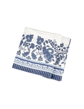 TOVAGLIA EFFETTO TESSUTO 140X240 CM DECORO BLU