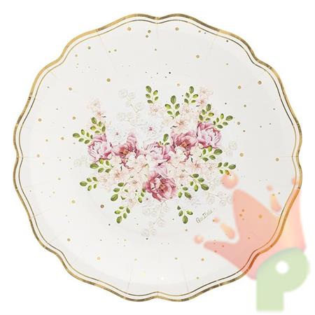 PIATTI QUEEN ROSE 27 CM 8 PZ