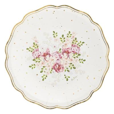 PIATTI QUEEN ROSE 27 CM 8 PZ