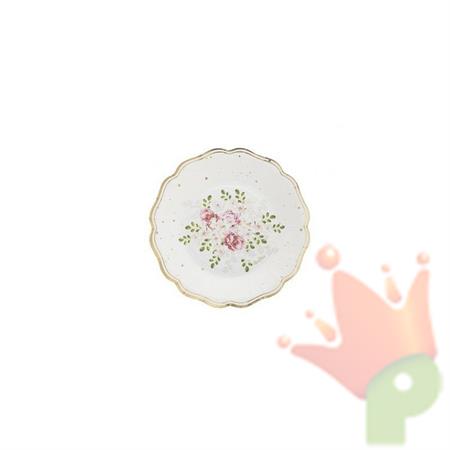PIATTI QUEEN ROSE 21 CM 8 PZ