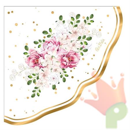 TOVAGLIOLI QUEEN ROSE 33X33 CM 16 PZ