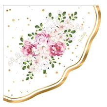 TOVAGLIOLI QUEEN ROSE 33X33 CM 16 PZ