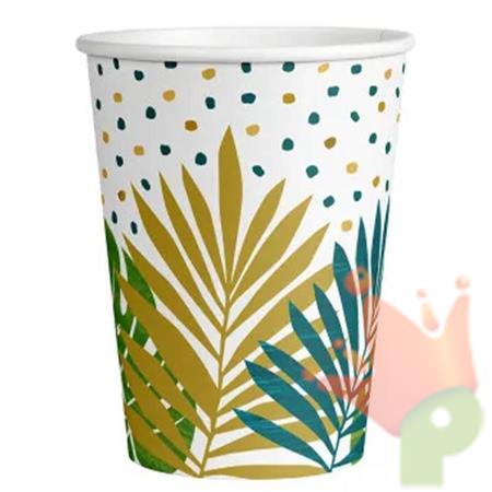 BICCHIERI CARTA KEY WEST 250 ML 8 PZ