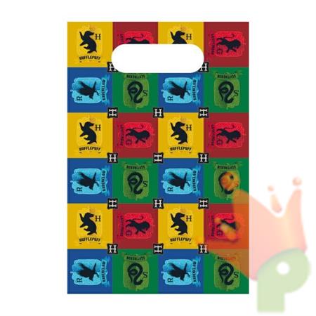 SACCHETTI REGALO HARRY POTTER 15,8X23,6 CM 8 PZ