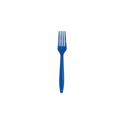 FORCHETTE DI PLASTICA BLU 24 PZ
