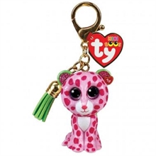 PORTACHIAVI PELUCHE TY MINI BOOS CLIPS GLAMOUR