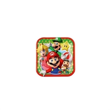 PIATTI SUPER MARIO 17,7 CM 8 PZ